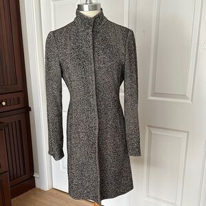 Elie Tahari Tweed Pea Coat